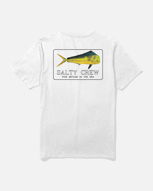 Golden Mahi Premium S/S Tee - White