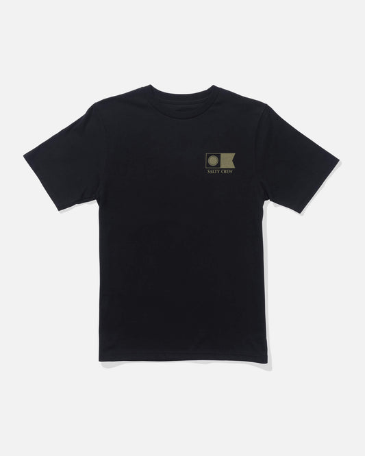 Salty crew T-SHIRTS S/S Flagship  Ss Tee Kids - Black in Black