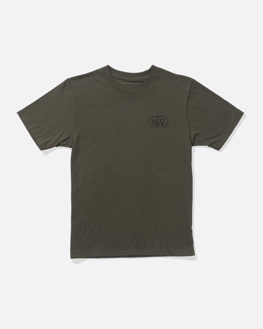 Salty crew T-SHIRTS S/S Filler Up  Ss Tee Kids - Dusty Olive in Dusty Olive