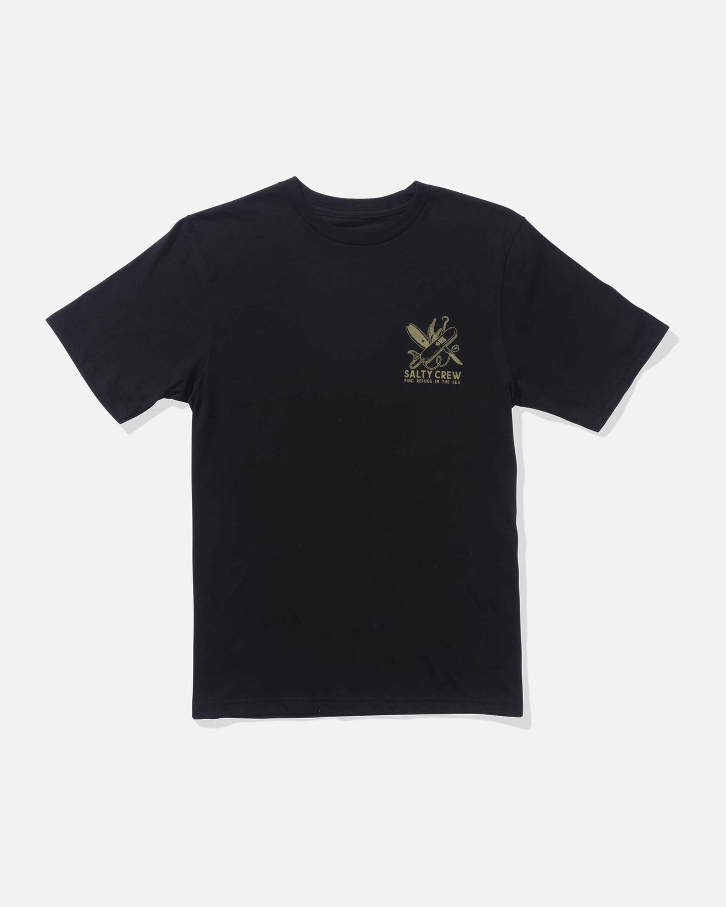Salty crew T-SHIRTS S/S Pocket Knife Ss Tee Kids - Black in Black