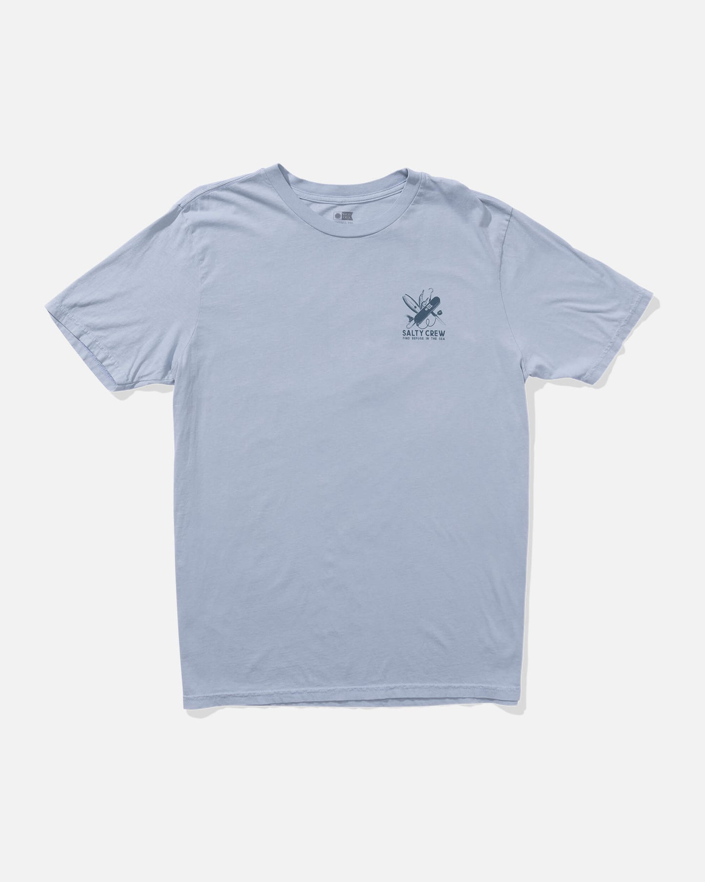Salty crew T-SHIRTS S/S Pocket Knife Vintage Ss - Blue Fog in Blue Fog