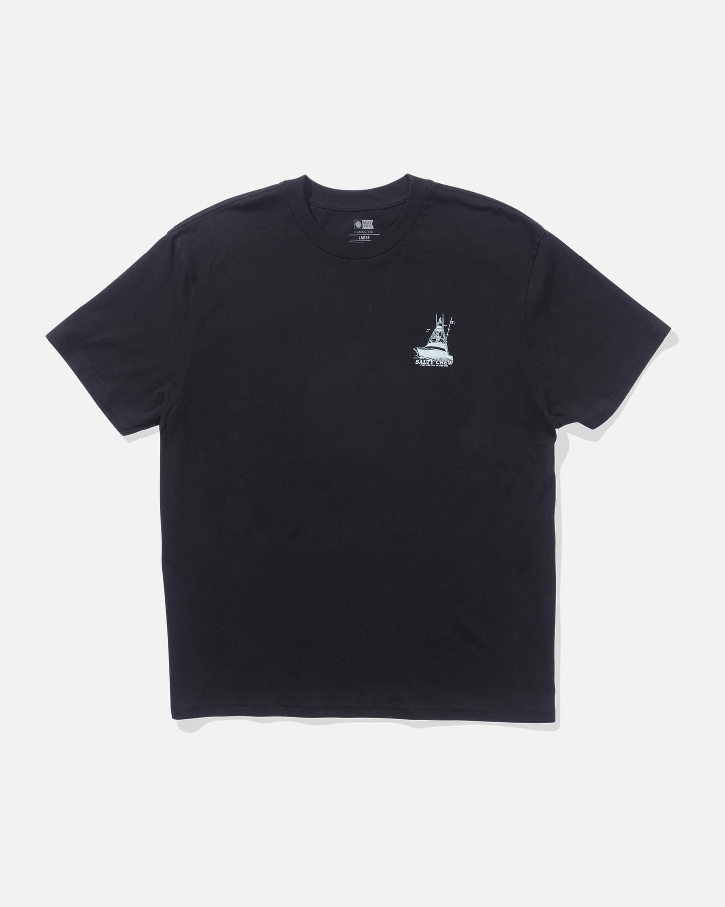 Salty crew T-SHIRTS S/S Vessel Classic Ss Tee - Black in Black