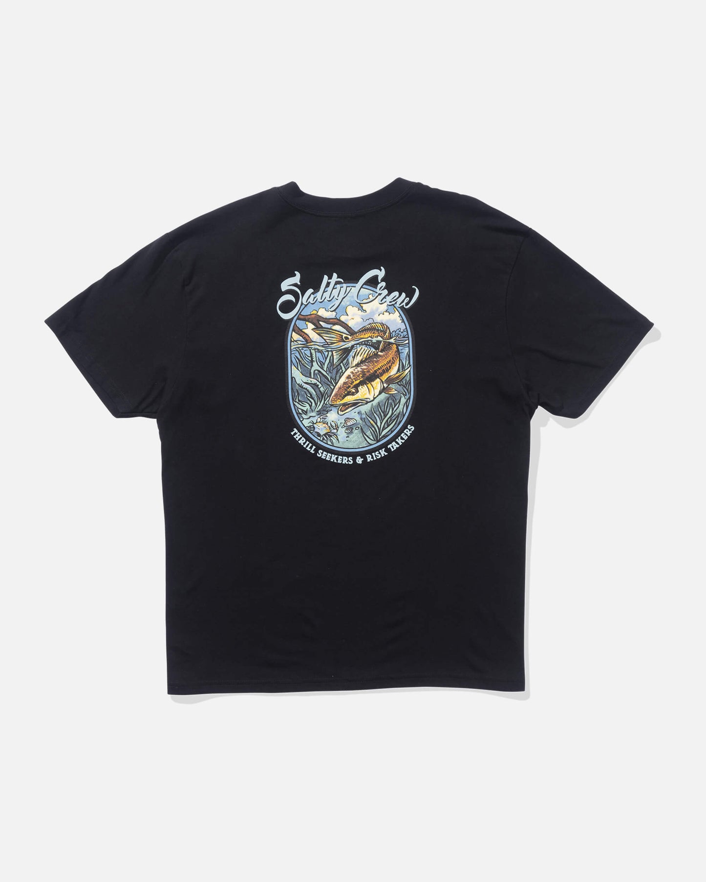 Salty crew T-SHIRTS S/S Red Fish Classic Ss Tee - Black in Black