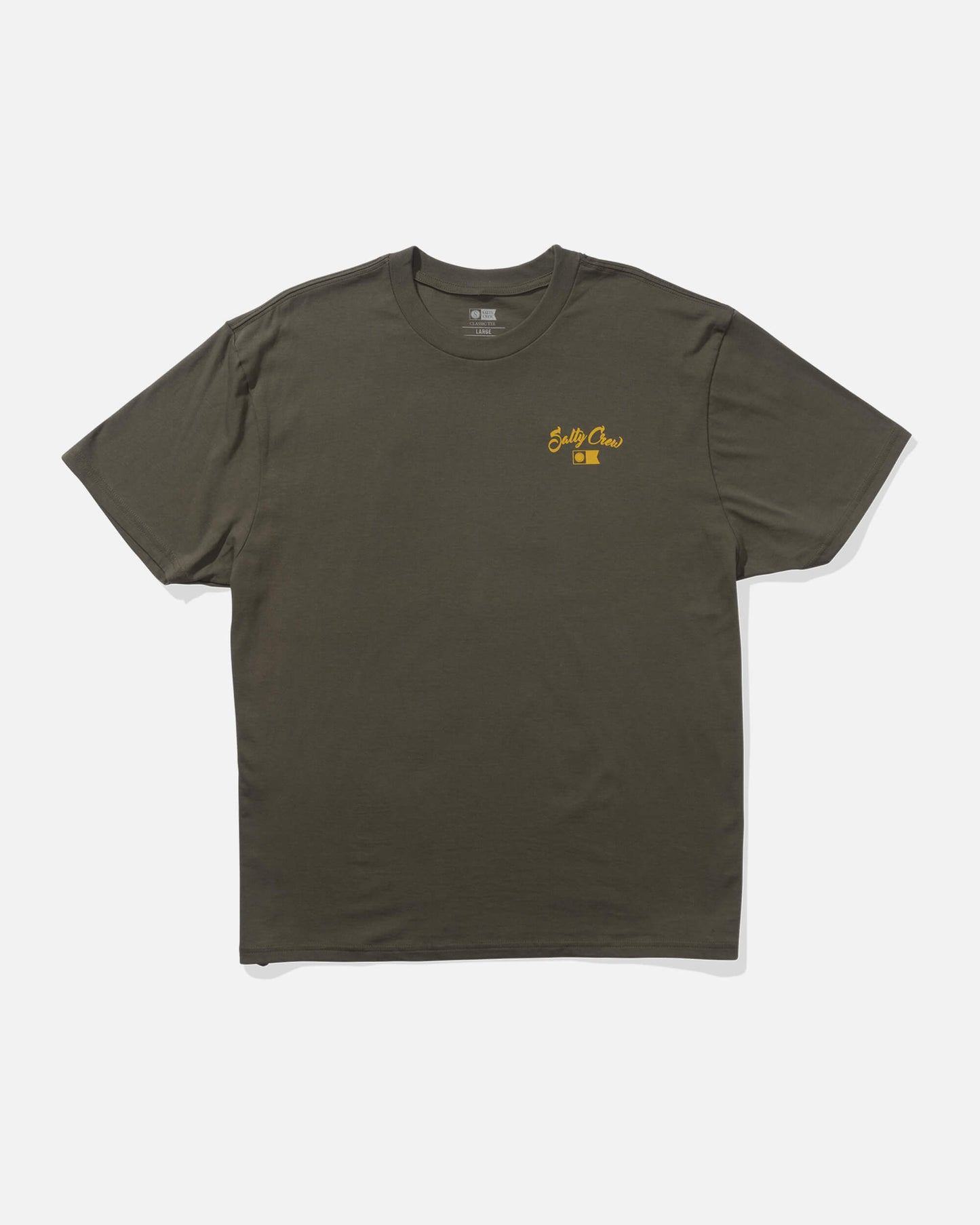 Salty crew T-SHIRTS S/S Red Fish Classic Ss Tee - Dusty Olive in Dusty Olive