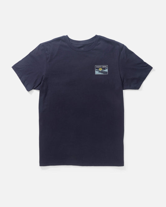 Salty crew T-SHIRTS S/S Reflection Ss Tee - Navy in Navy