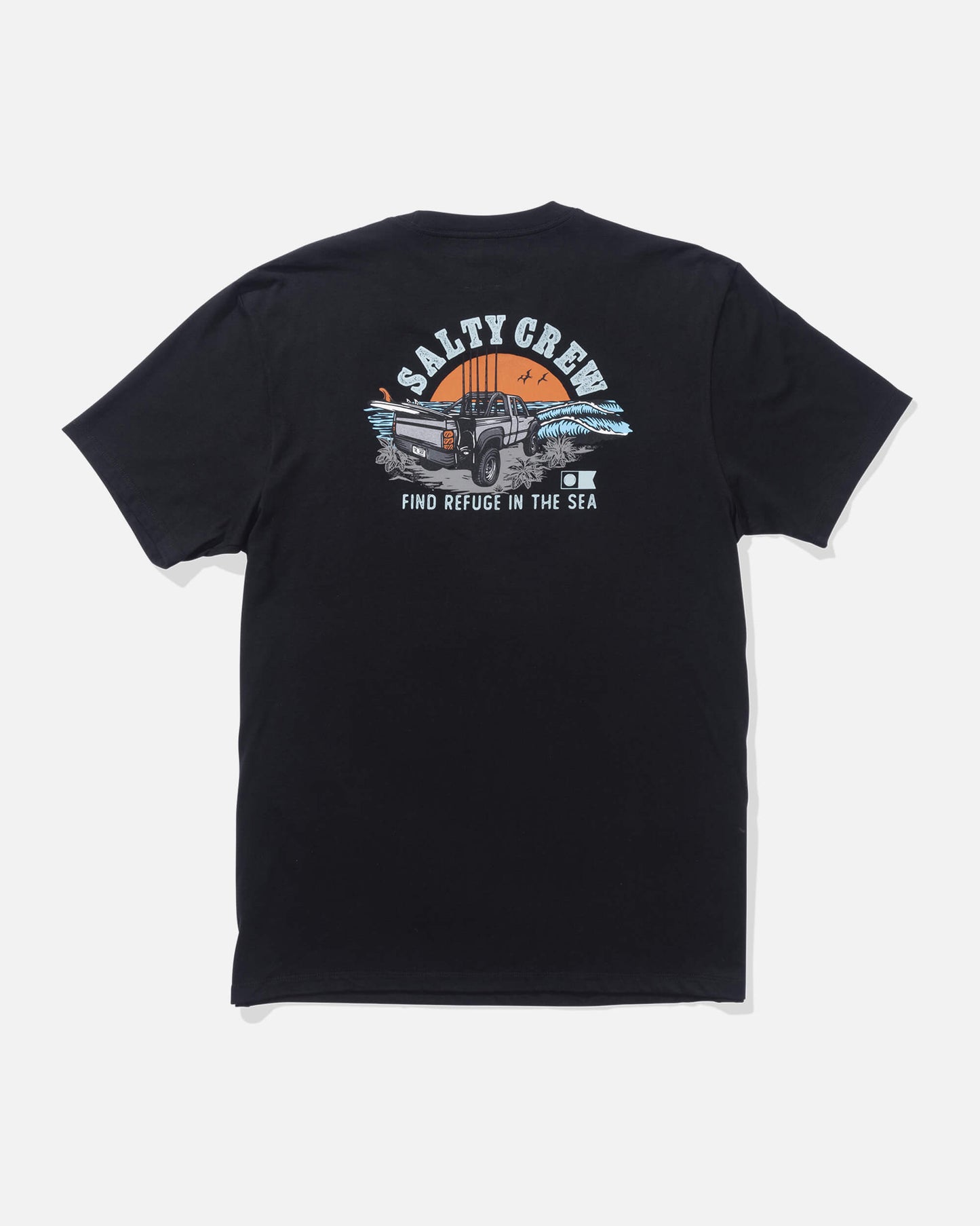 Salty crew T-SHIRTS S/S Lifted Ss Tee - Black in Black