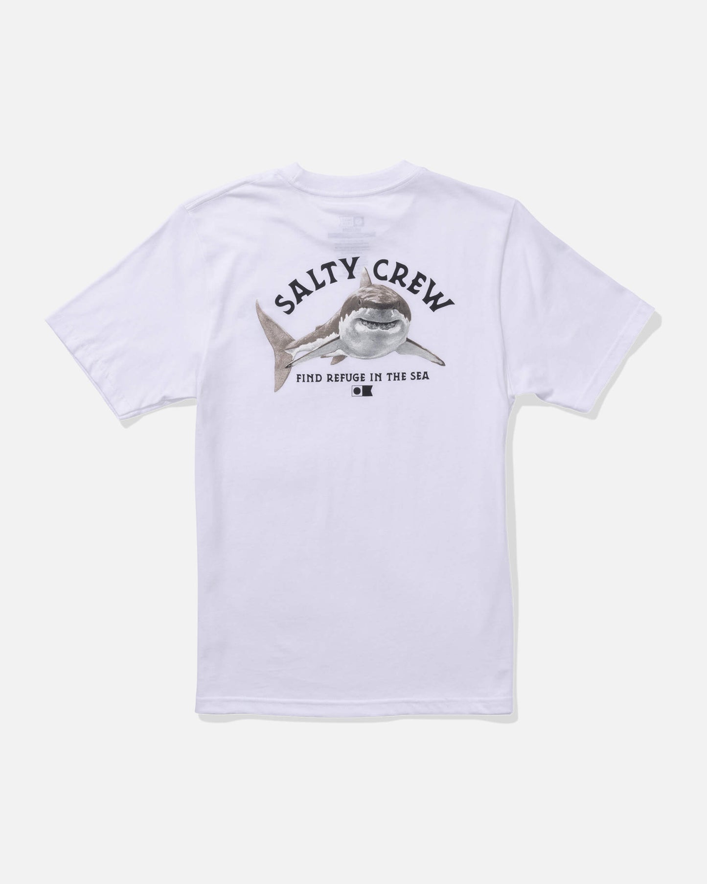 Salty crew T-SHIRTS S/S Lurking Ss Tee Kids - White in White