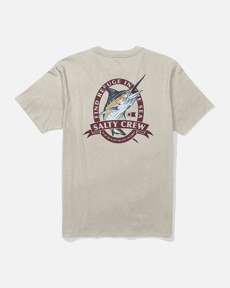 Bill Club Ss Tee - Moonbeam