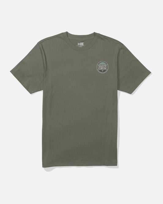 Simple Fade Ss Tee - Dusty Olive