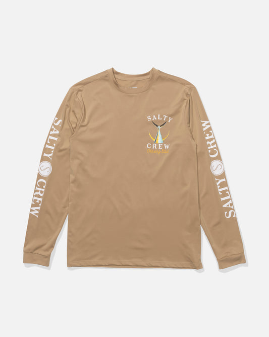 Tailed L/S Tech Tee Rashguard - Khaki