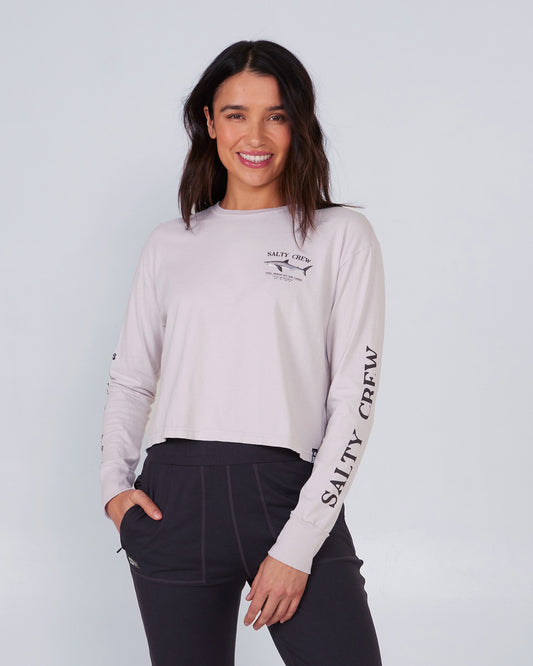 Bruce Long Sleeve Crop - Natural