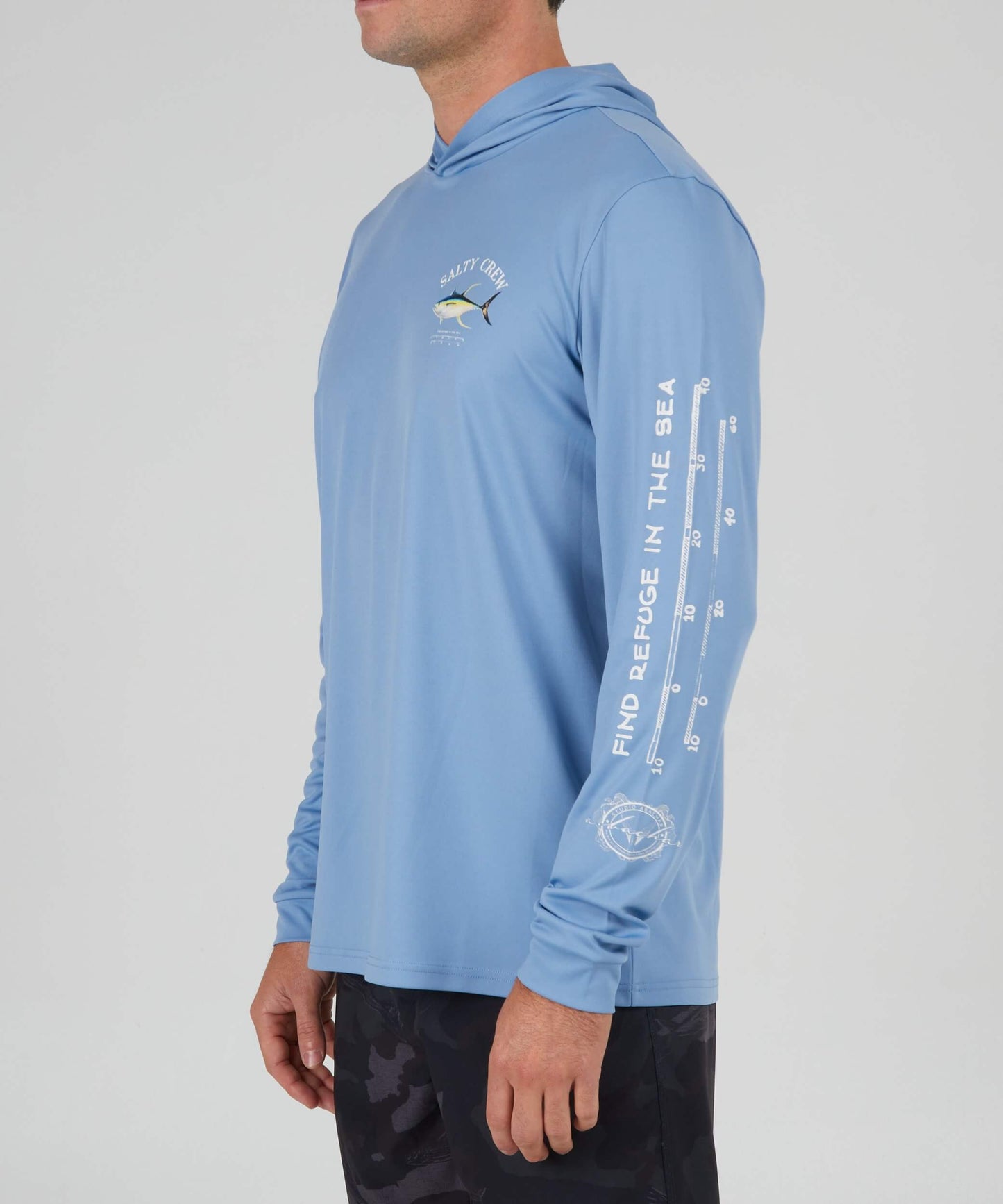 Salty Crew Men - Ahi Mount Hood Sunshirt - Marine Blue