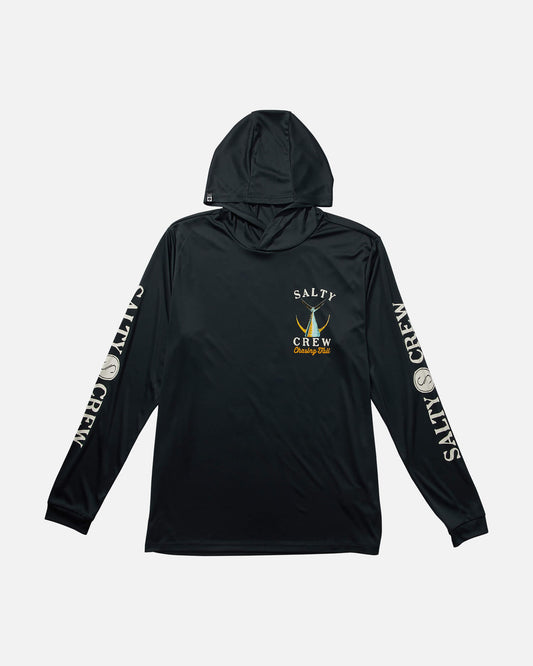 Salty crew SUN PROTECTION Tailed Hood Sunshirt - Navy Upf 50+ in Navy