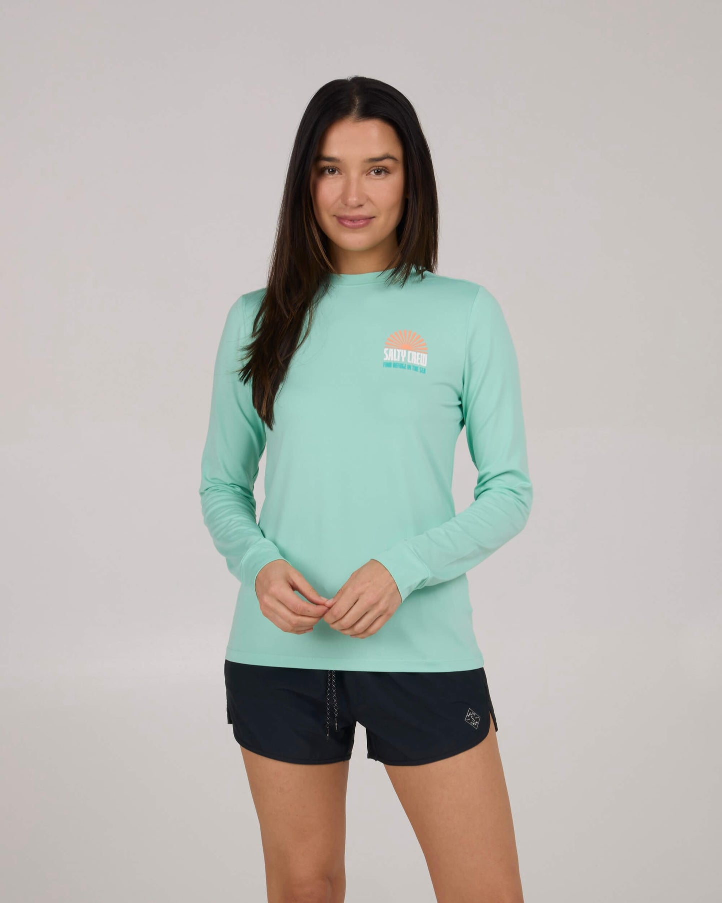 Salty crew SUN PROTECTION In The Rays Sun Shirt - Mint in Mint