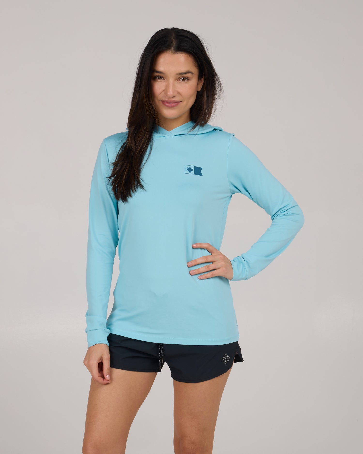 Flagship Hooded Sun Shirt  - Pacific Blue