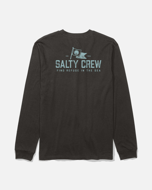 Flag Day Ls Tee - Black
