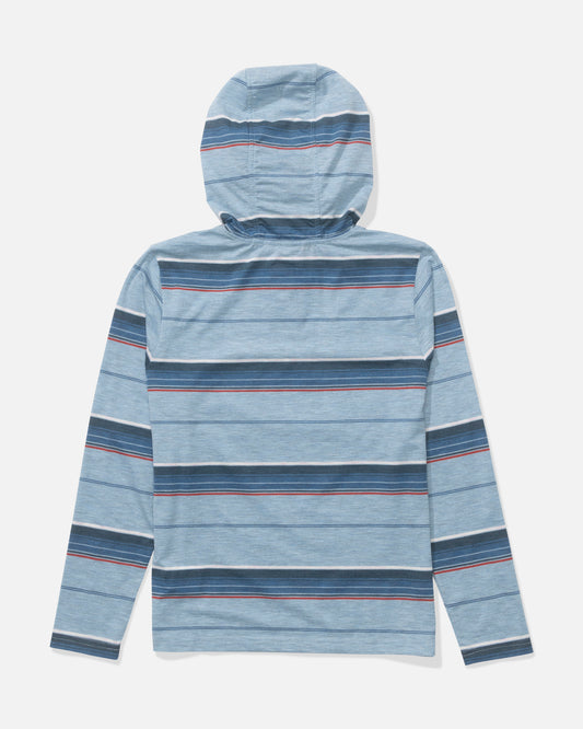 Seaway Uv Hoodie Kids - Mineral Blue