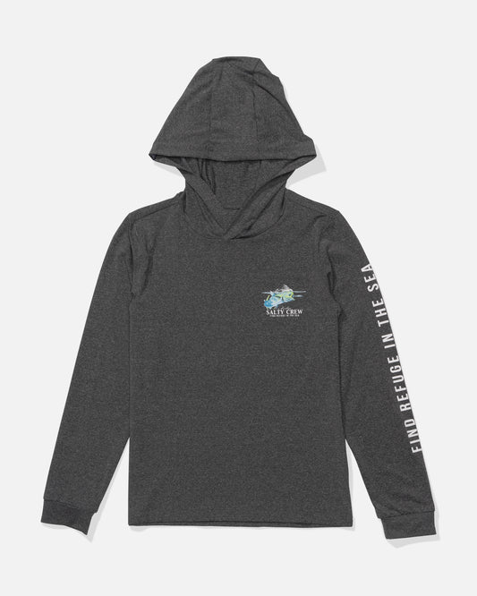 Mahi Surface Hood Sunshir Kids - Charcoal Heather