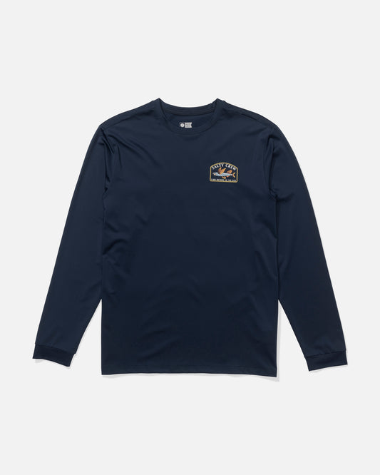 Fly Home Ls Sunshirt - Navy