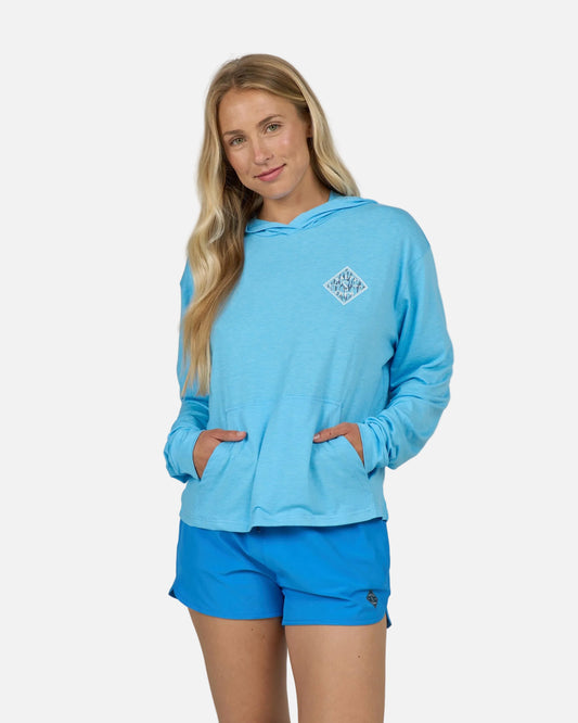 Tippet Fill Tech Hoody - Pool Blue