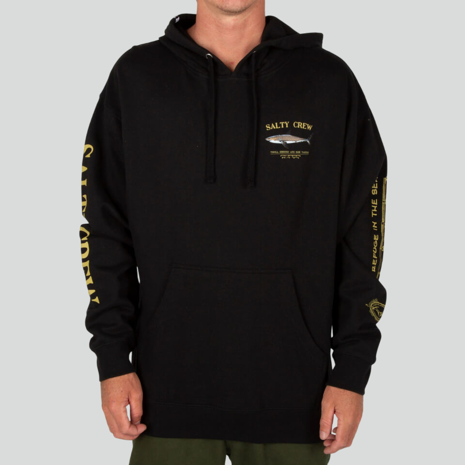 Bruce Hood Fleece - Black