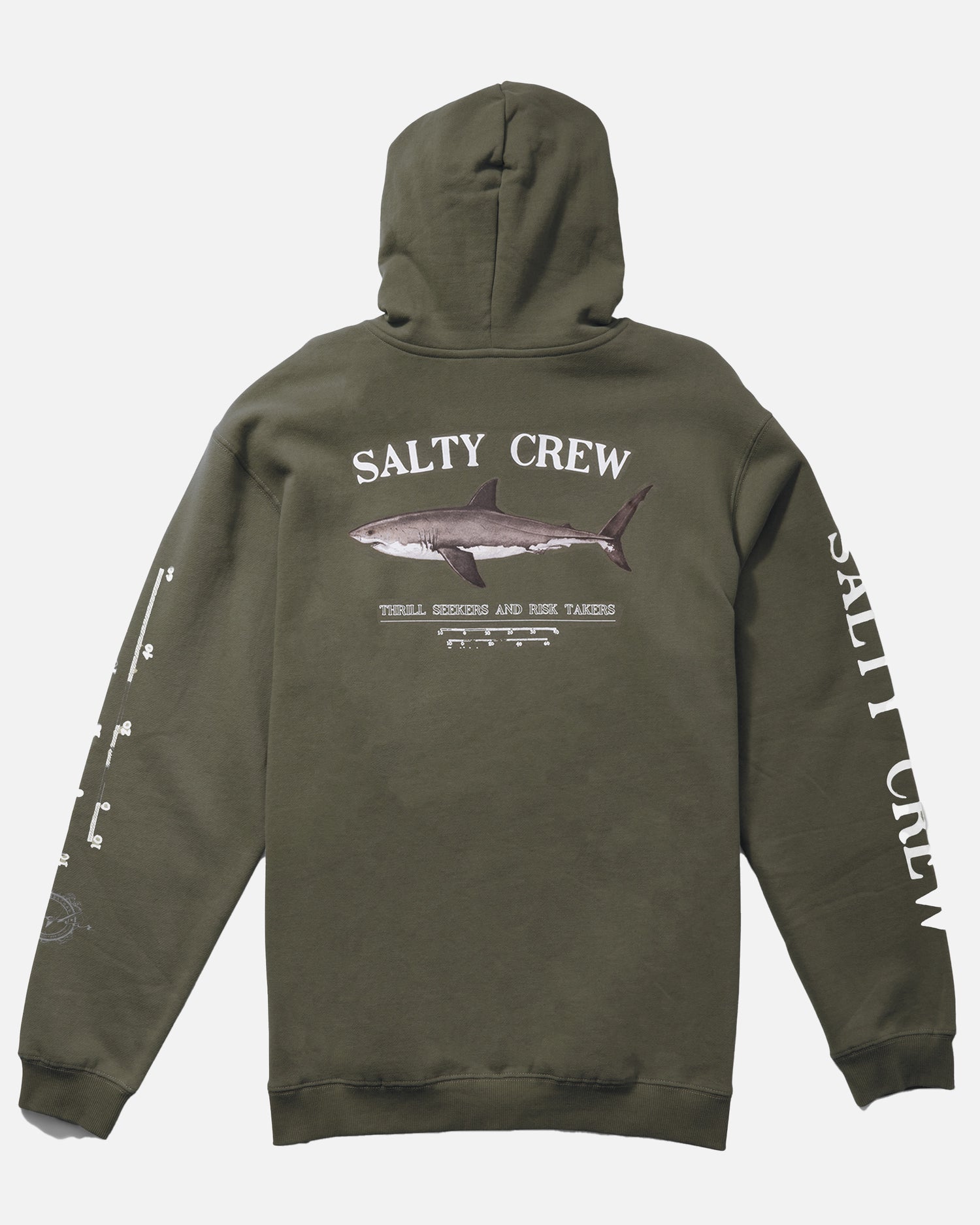 Bruce Hood Fleece - Dusty Olive