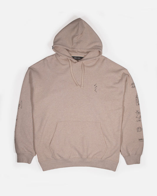 Reel Lb Hoodie - Oatmeal Heather