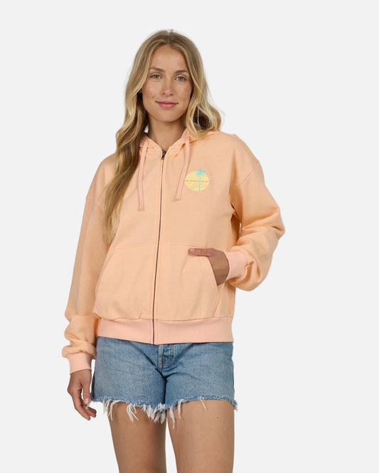 Simplicity Zip Hoody - Apricot