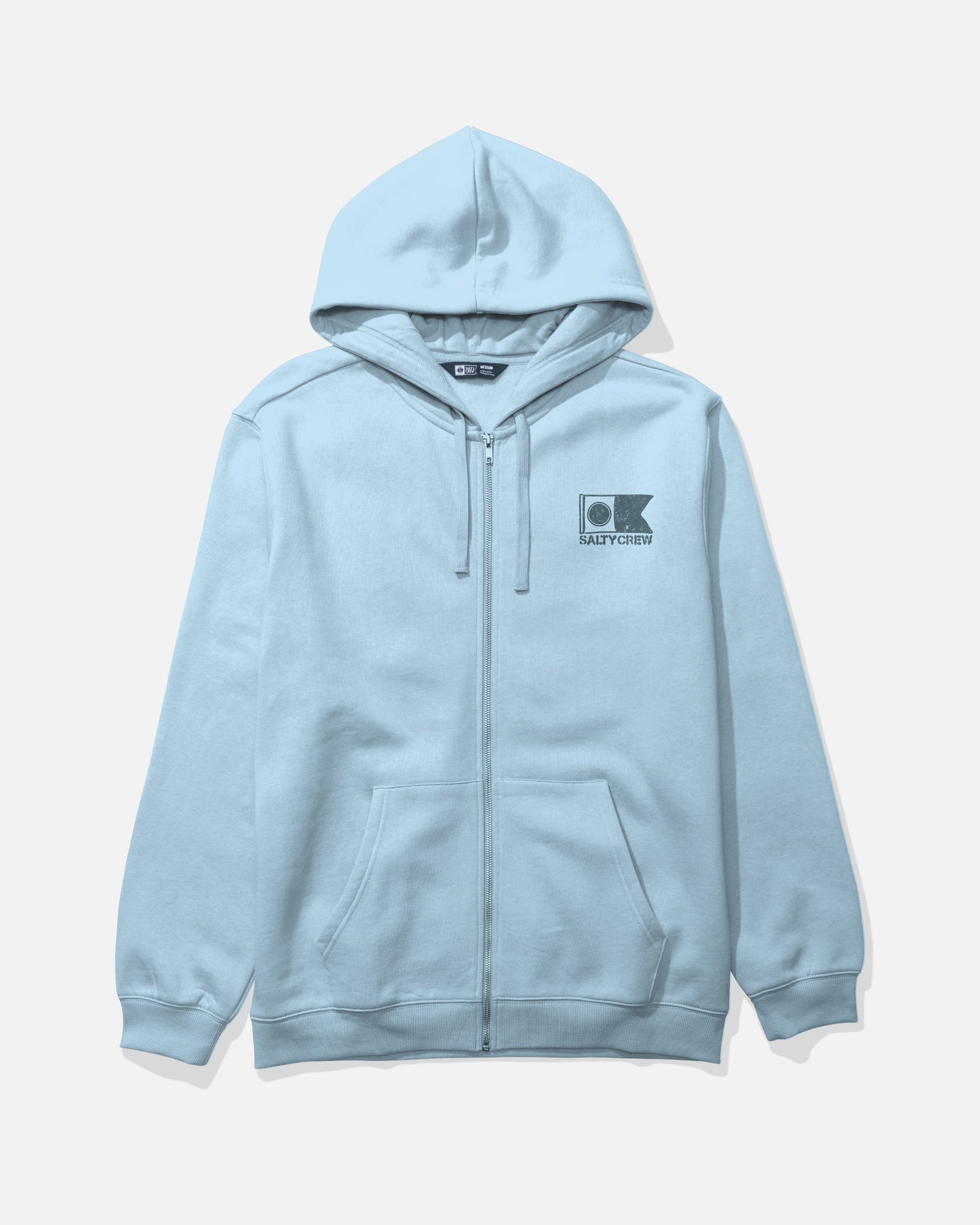 Stitched Zip Fleece - Clear Sky