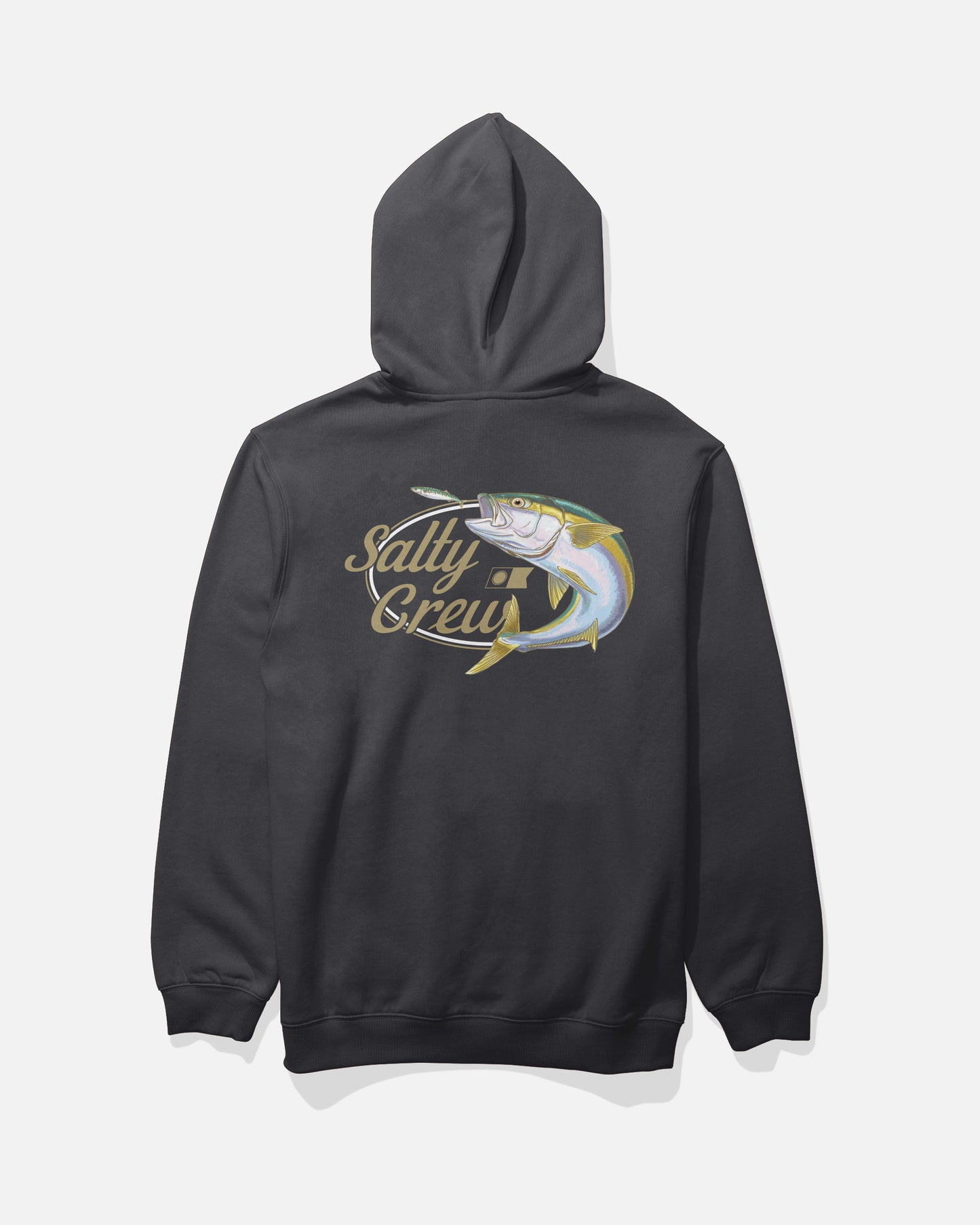 Yellow Tailed Zip Fleece - Black