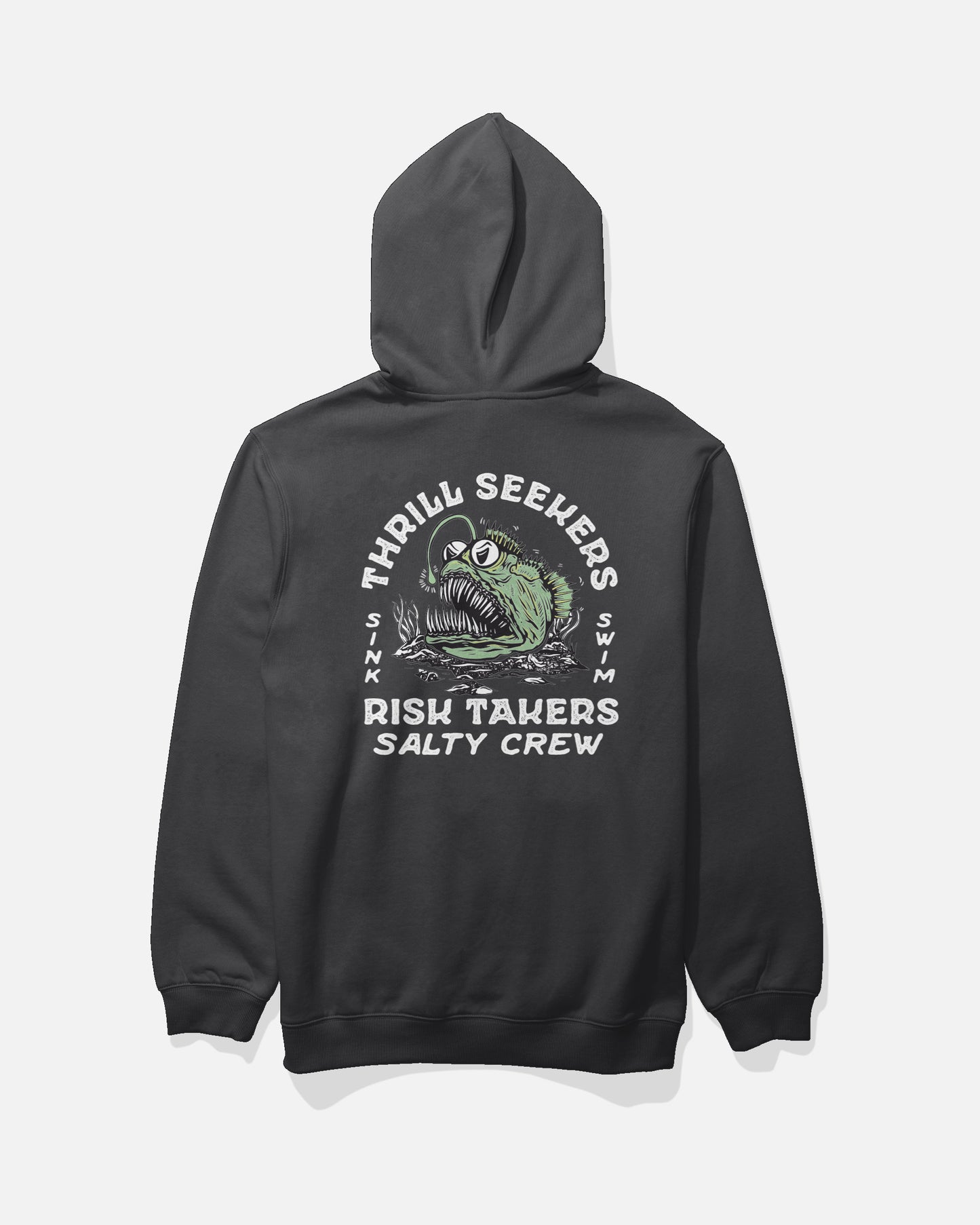 Angler Fish Monst Hoodie - Black