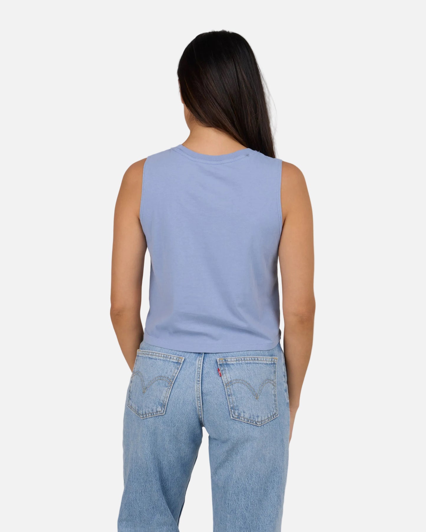 Sea Life Cropped Tank - Violet Blue