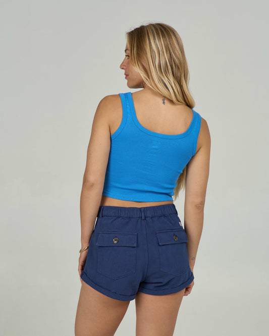 Unscripted Tank - Bold Blue