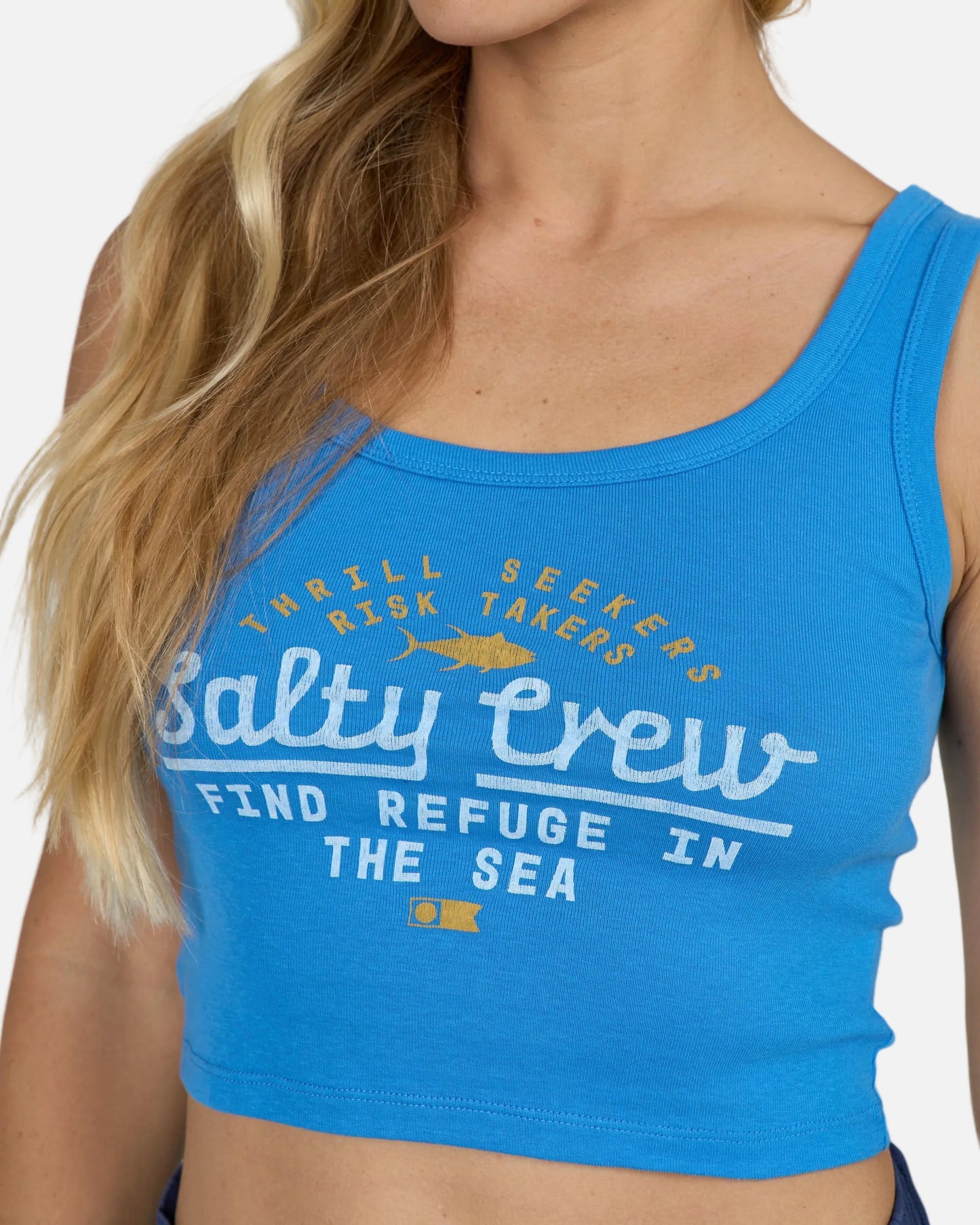 Unscripted Tank - Bold Blue