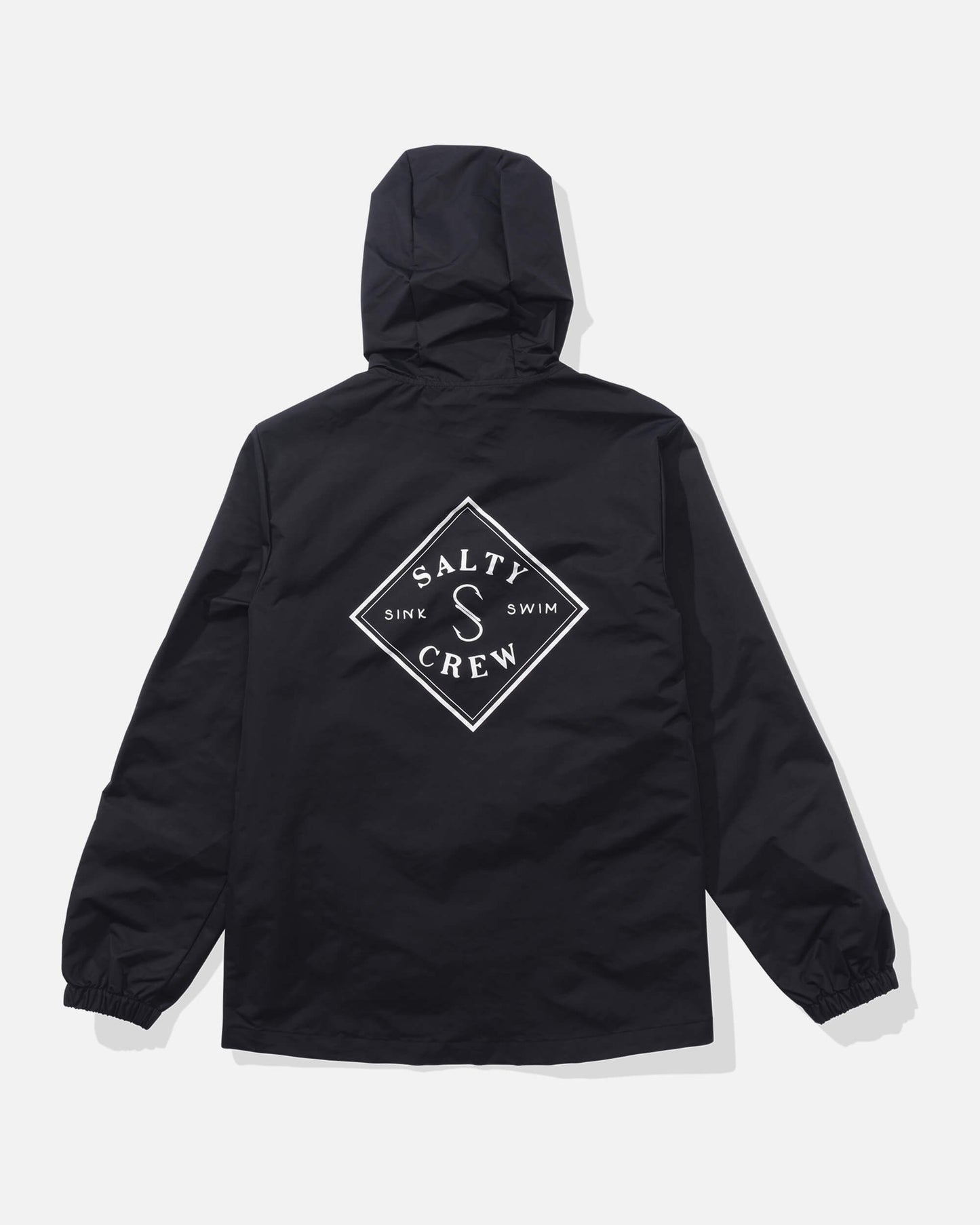 Salty crew JACKETS Tippet Snap Jacket - Black in Black