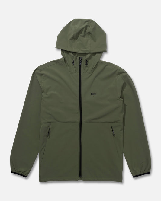 Stowaway Windbreaker Jacket - Four Leaf Clover