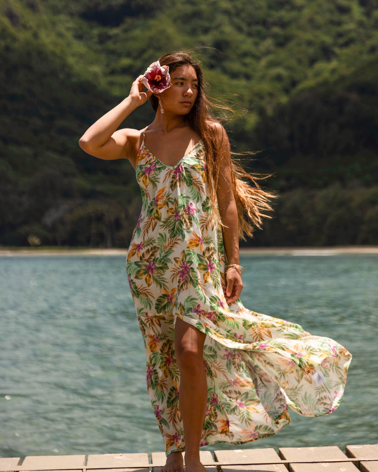 Baja Maxi Dress - Cream