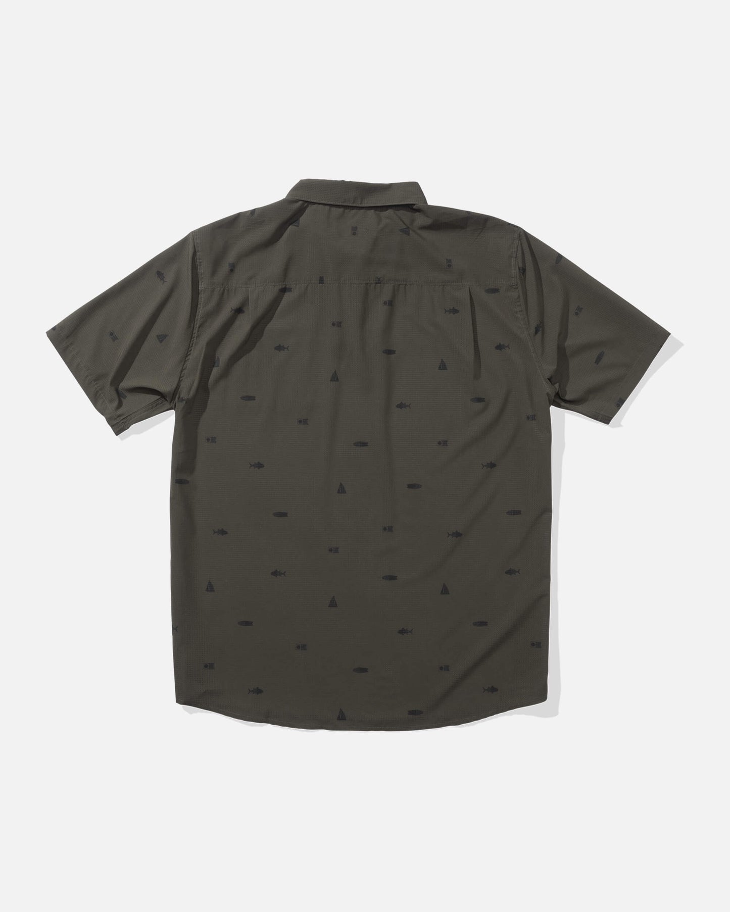 Salty crew WOVEN SHIRTS Mayday Perf Ss Tech Polo - Olive in Olive
