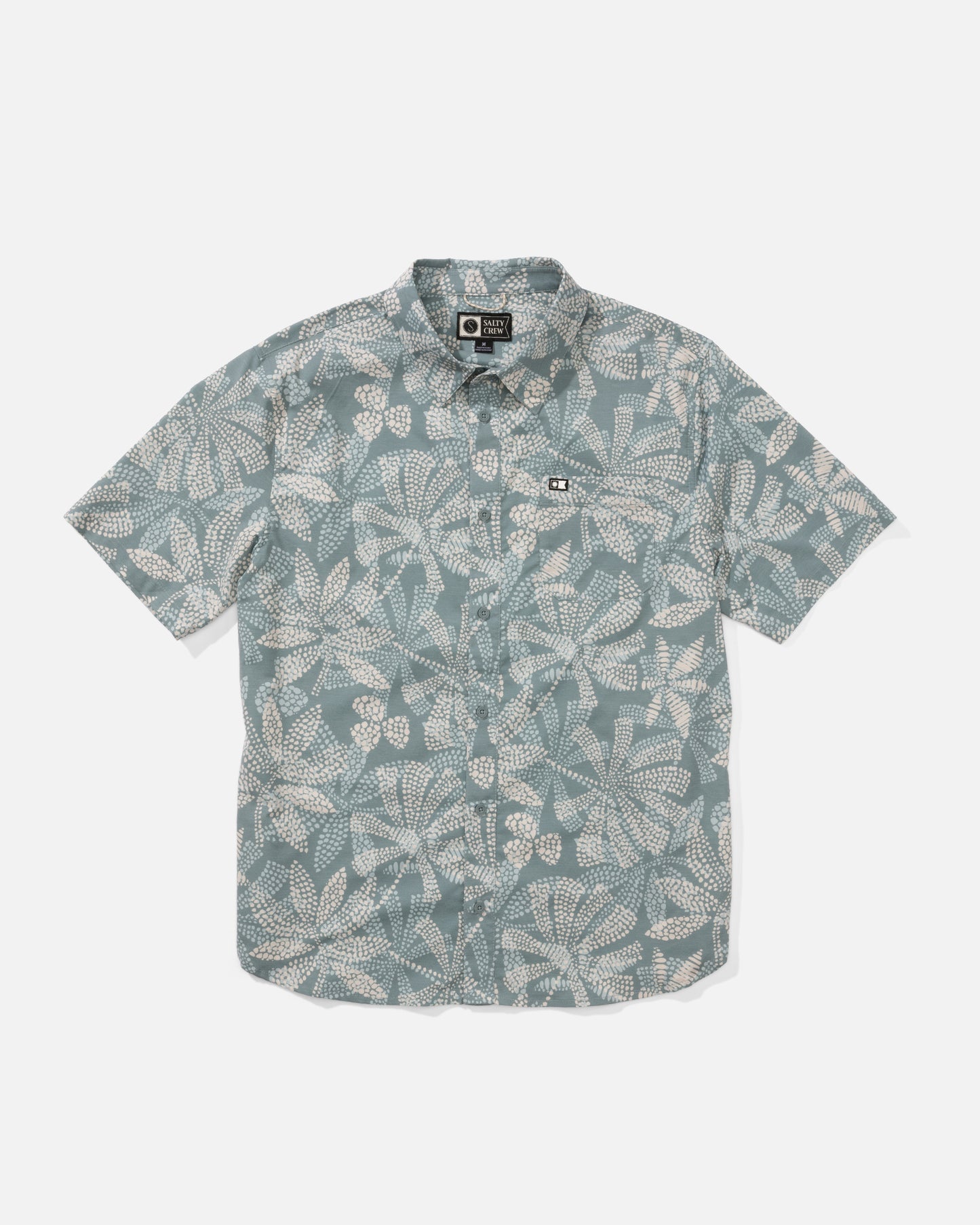 Drifter Uv Button Up - Atlantic Green