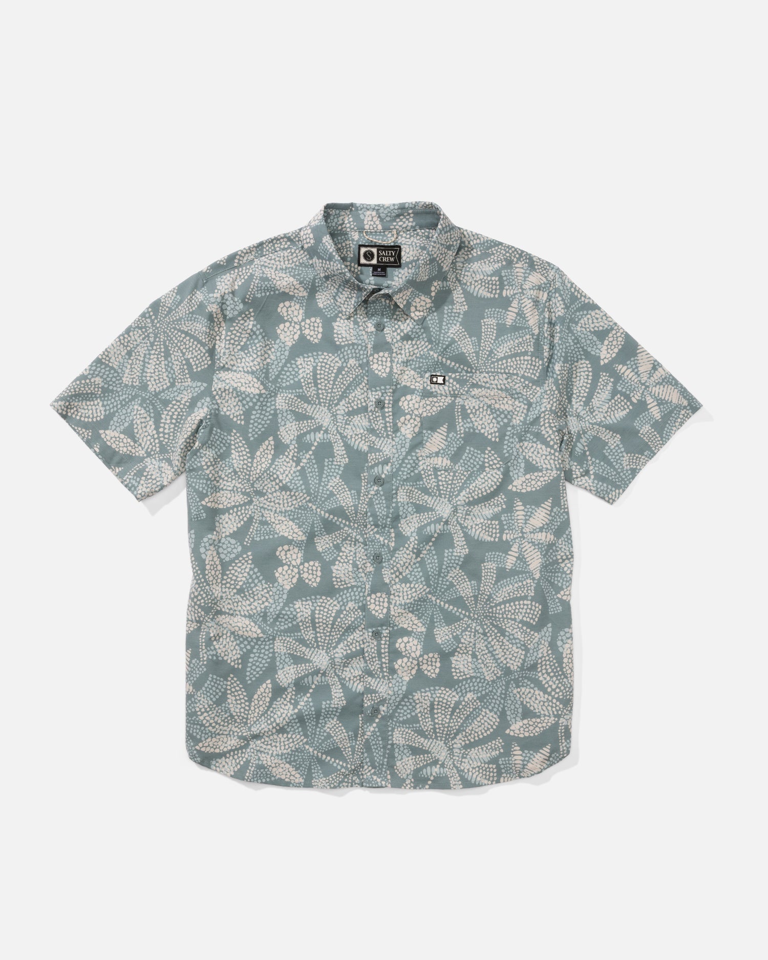 Drifter Uv Button Up - Atlantic Green