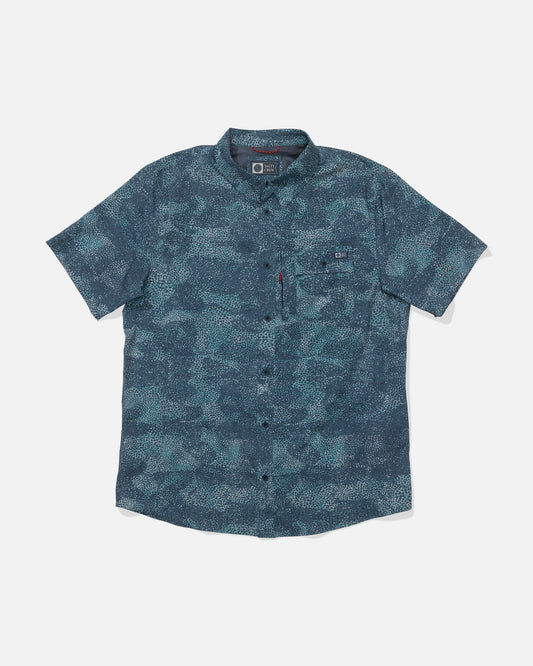 Flagship Uv Button Up - Dark Navy
