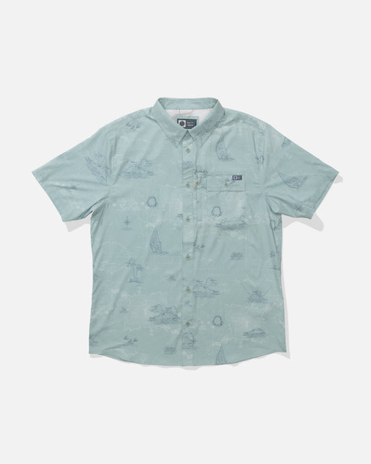 Flagship Uv Button Up - Jade