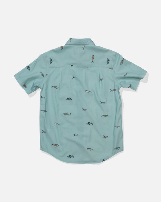 Crew Ss Woven Kids - Seaside