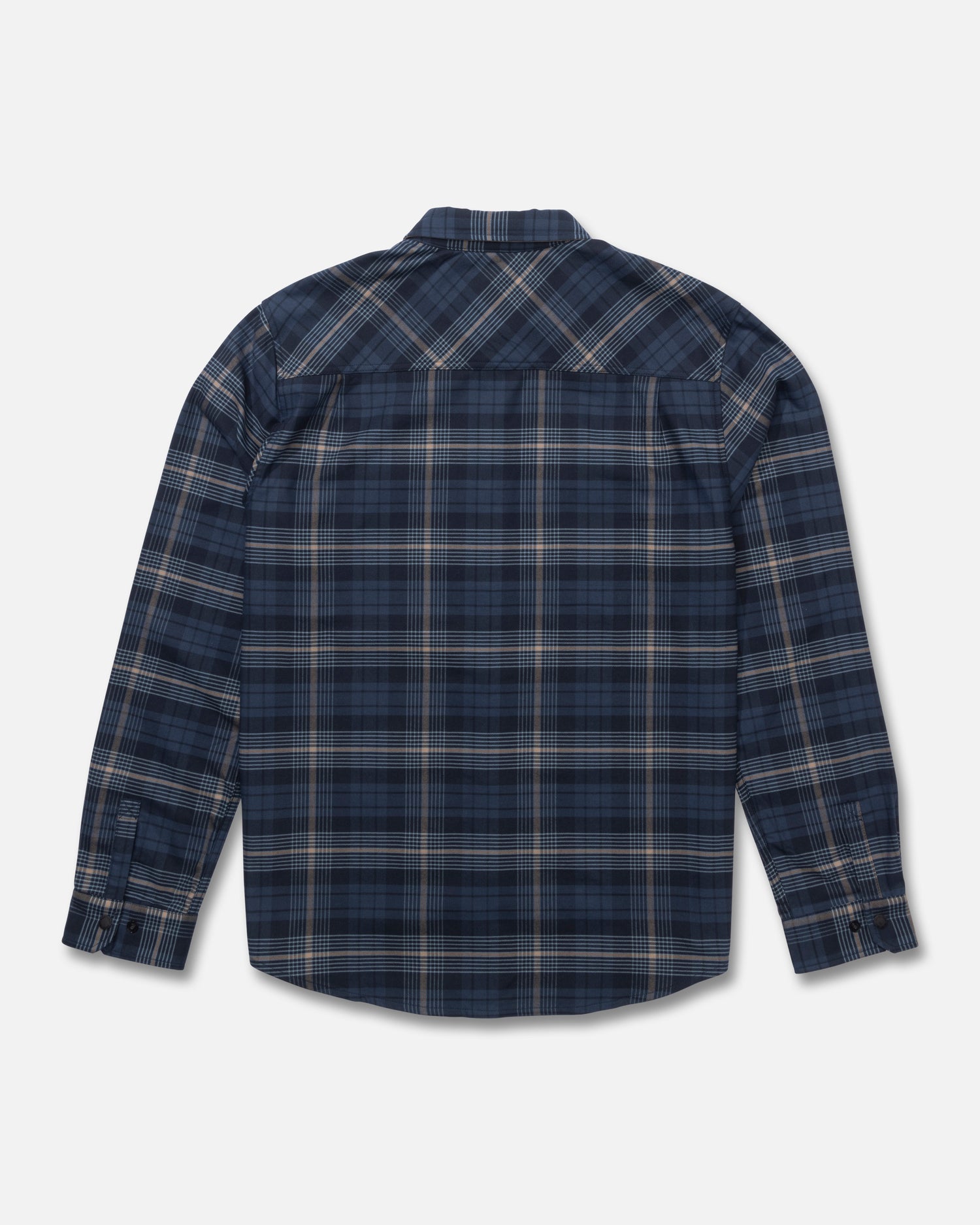 Fathom Ls Tech Flannel - Navy Khaki
