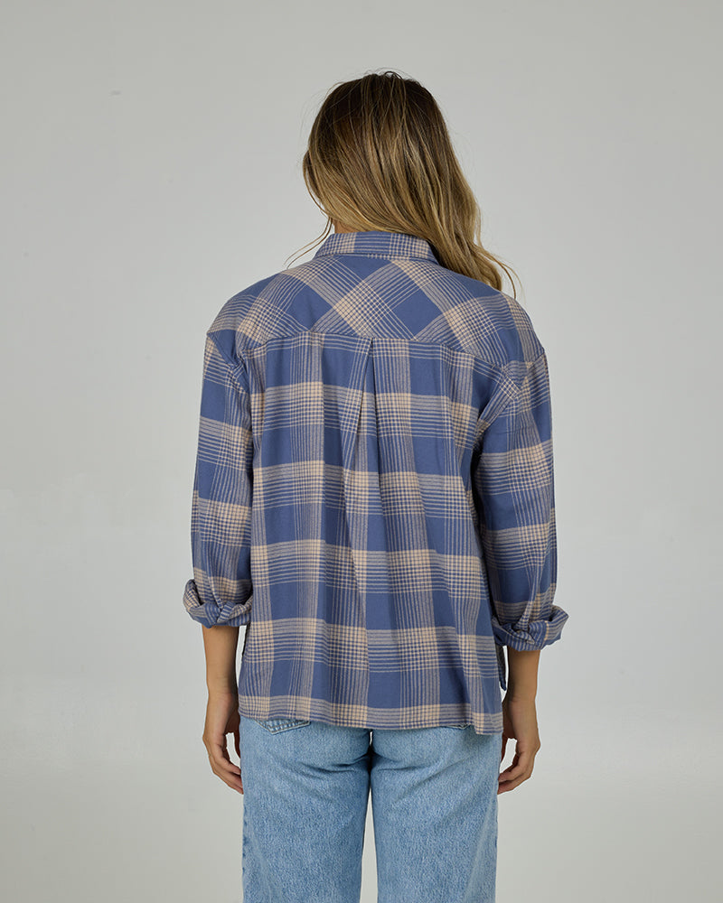 Nomad Flannel - Dusty Blue