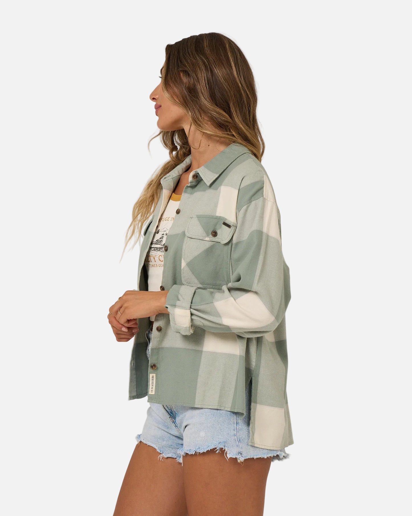 Nomad Flannel - Slate Grey
