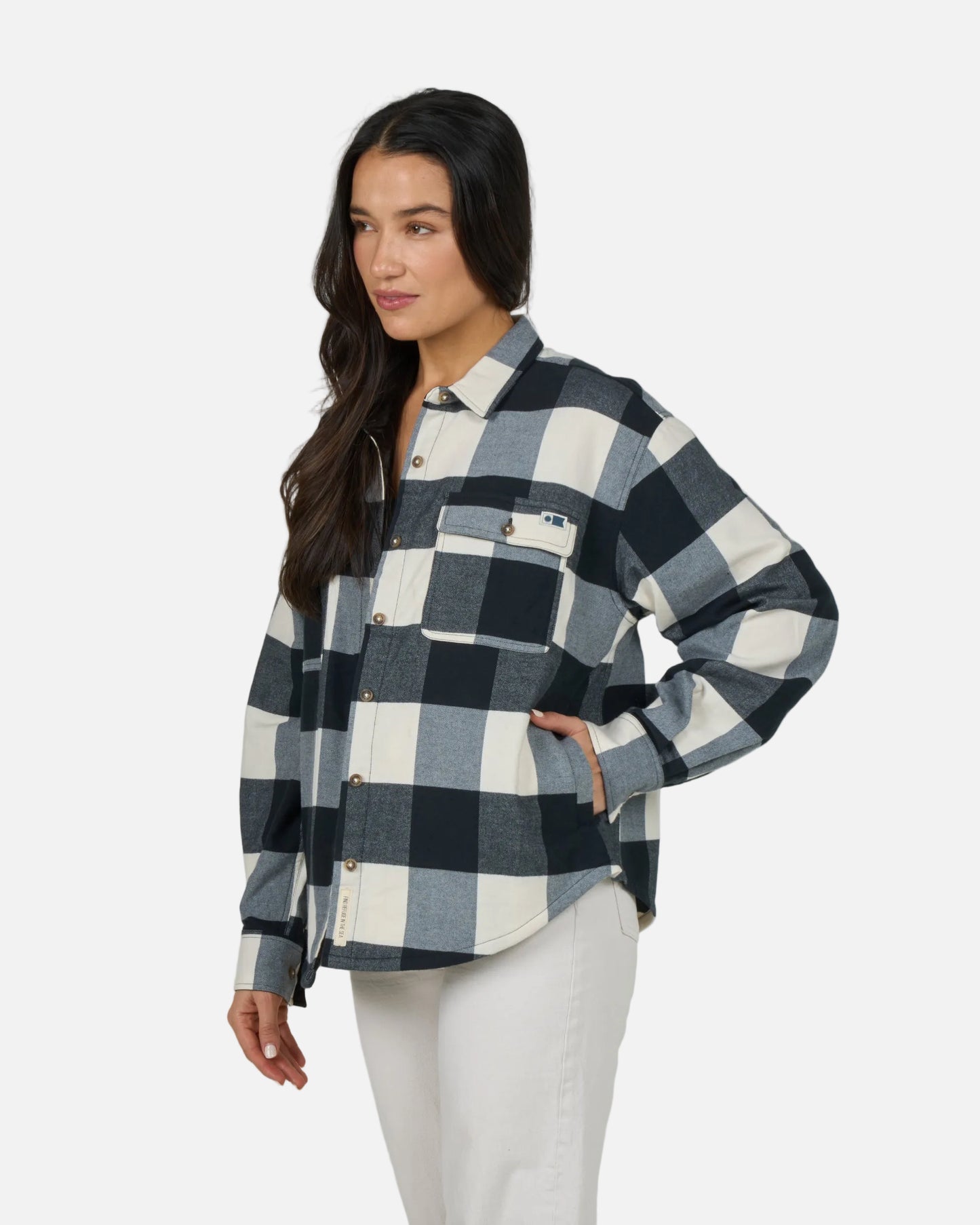 Fathom Flannel - Off White