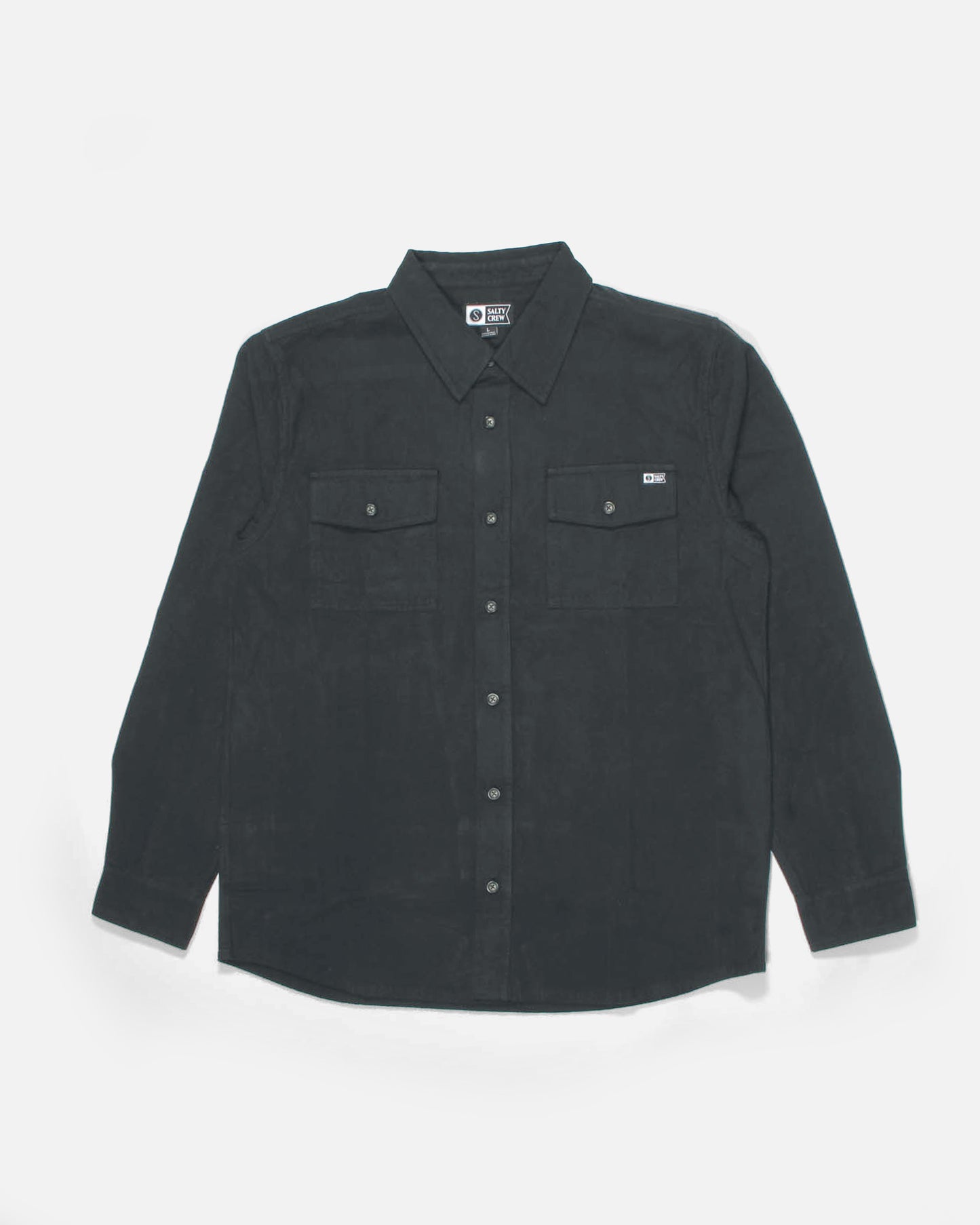Atlas Flannel - Pirate Black