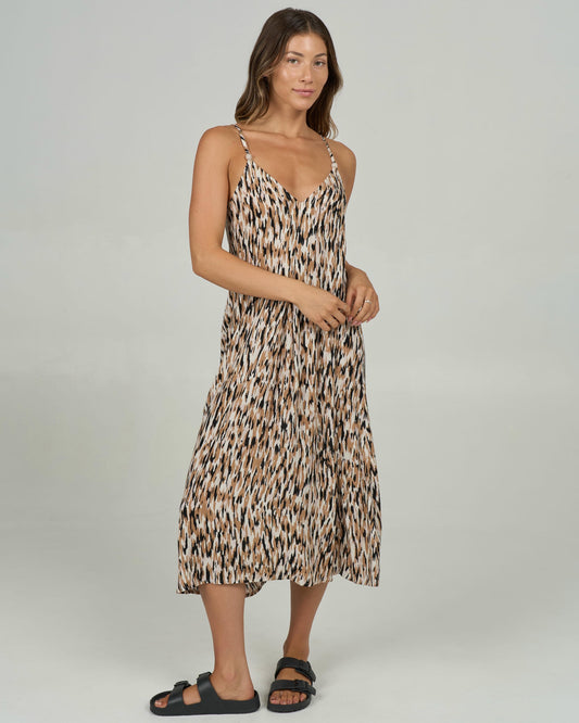 Dreamland Midi Dress - Sand Bar