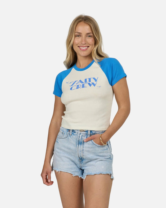 Sailors Delight Raglan Tee - Bold Blue